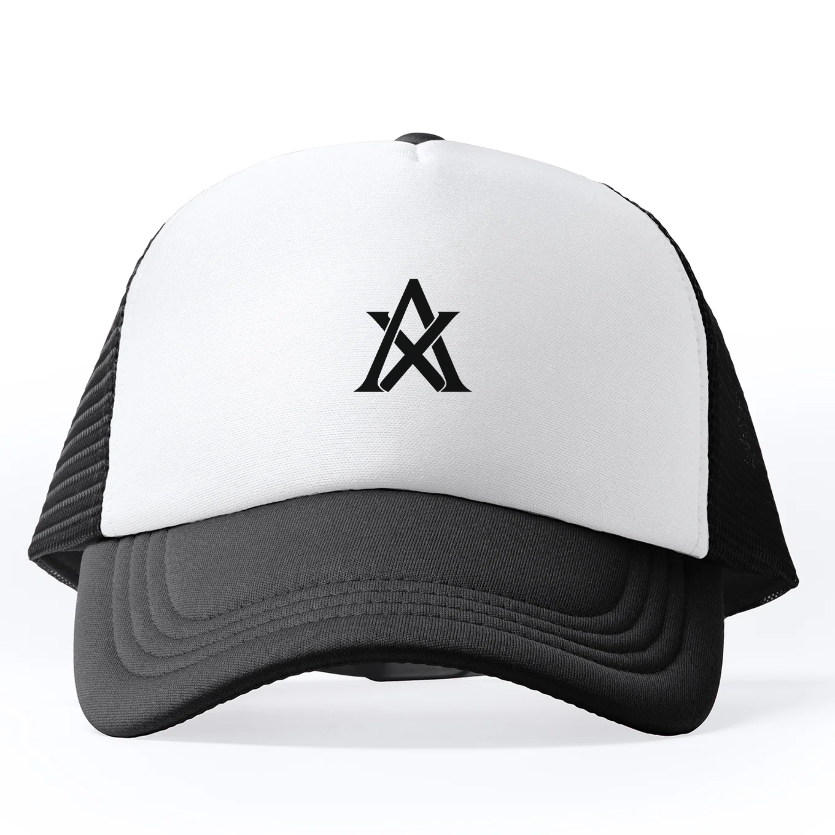 Casquette noire et blanche